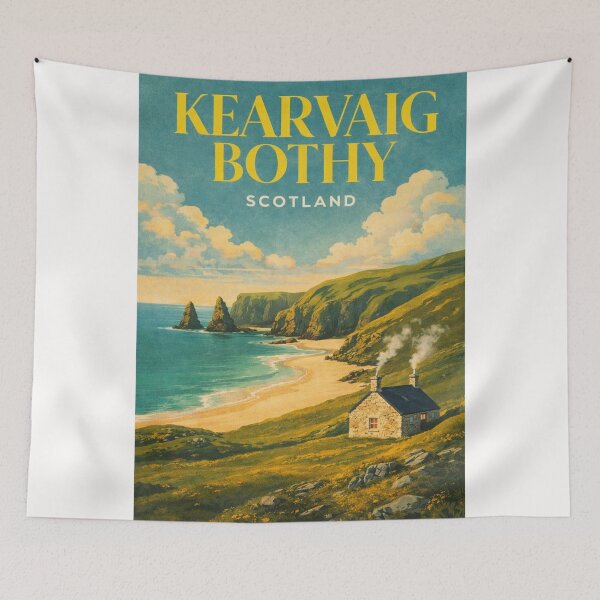 Item preview, Kearvaig Bothy Coastal Cliffs Cape Wrath Highlands Scotland designed and sold by Places On Earth.