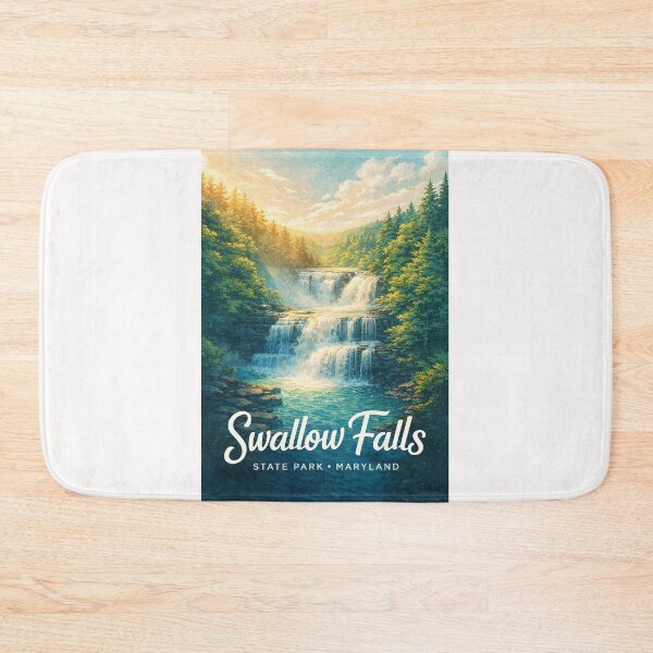 Item preview, Swallow Falls State Park Oakland Garrett County Maryland designed and sold by Places On Earth.