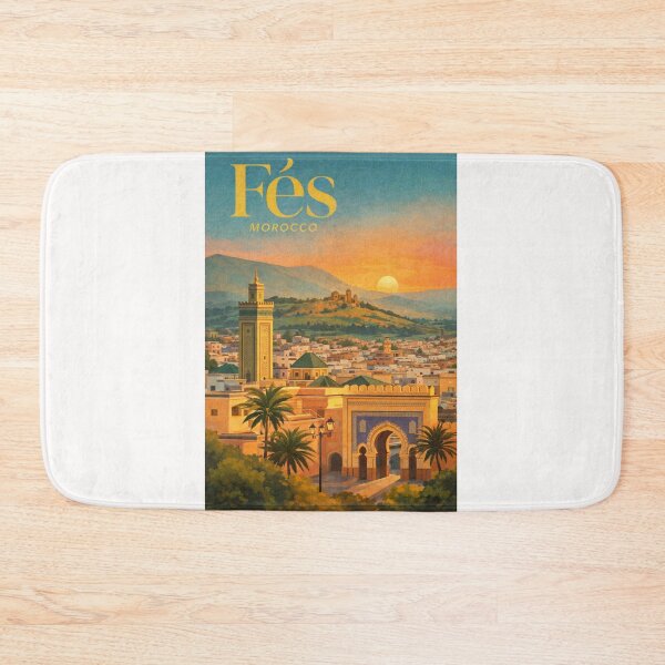 Item preview, Fes Medina Atlas Mountains Fez Morocco Historic Cityscape designed and sold by Places On Earth.