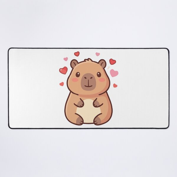 Item preview, Cute capybara in love designed and sold by PeterskyDesign.