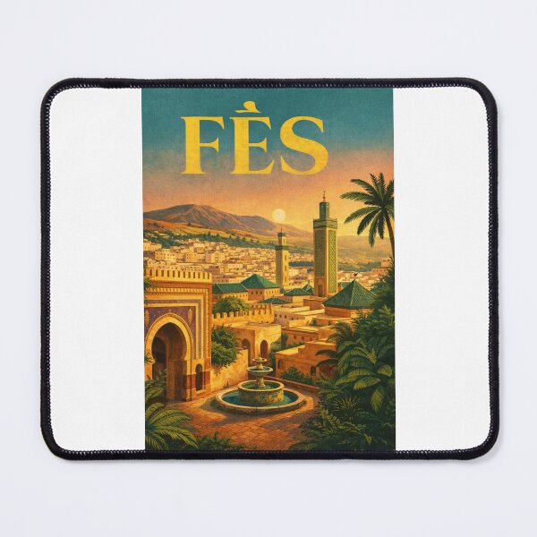 Item preview, Fes Medina Courtyard Atlas Mountains Morocco North Africa designed and sold by Places On Earth.
