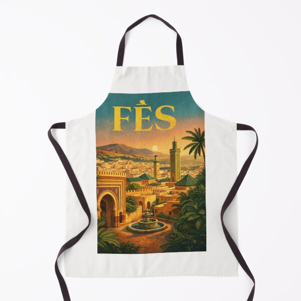 Item preview, Fes Medina Courtyard Atlas Mountains Morocco North Africa designed and sold by Places On Earth.
