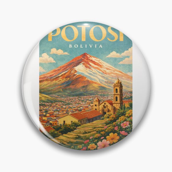Item preview, Potosí Cerro Rico Andes Bolivia Historic Mining City designed and sold by Places On Earth.