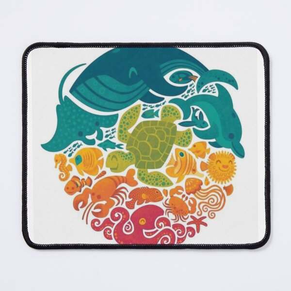 Item preview, Circular ocean life mandala design designed and sold by NivyasArtistry.