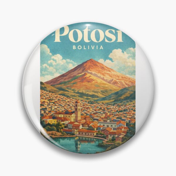 Item preview, Potosí Cerro Rico Andes Altiplano Bolivia Historic Cityscape designed and sold by Places On Earth.