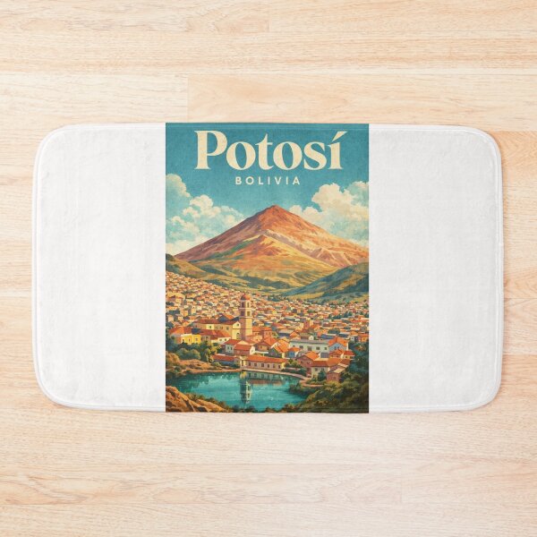 Item preview, Potosí Cerro Rico Andes Altiplano Bolivia Historic Cityscape designed and sold by Places On Earth.