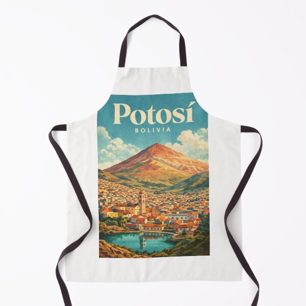 Item preview, Potosí Cerro Rico Andes Altiplano Bolivia Historic Cityscape designed and sold by Places On Earth.