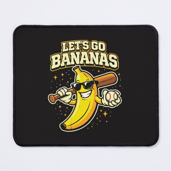 Item preview, Lets Go Bananas Funny Banana Retro Kids Boys Youth Teen Silly Cartoon Humor designed and sold by kiralynstration.