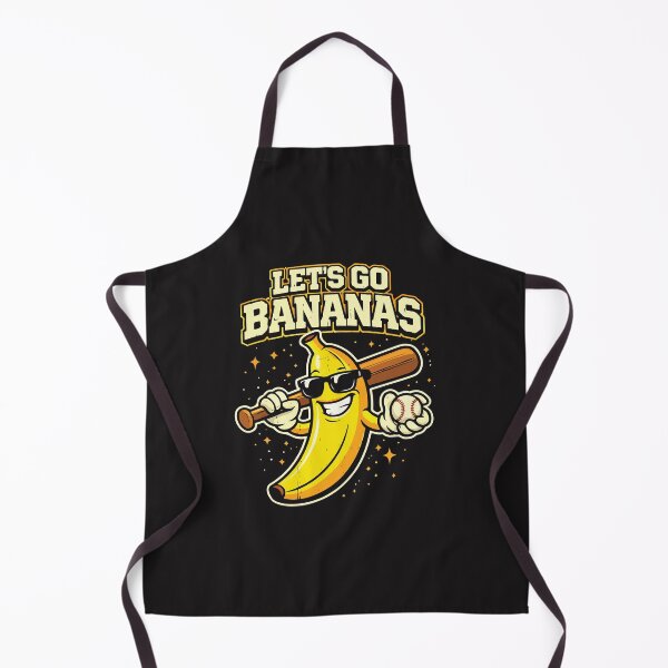 Item preview, Lets Go Bananas Funny Banana Retro Kids Boys Youth Teen Silly Cartoon Humor designed and sold by kiralynstration.