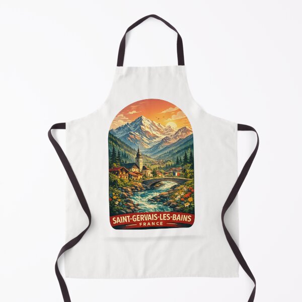 Item preview, Saint Gervais Les Bains Mont Blanc Haute Savoie Auvergne Rhone Alpes France designed and sold by Places On Earth.