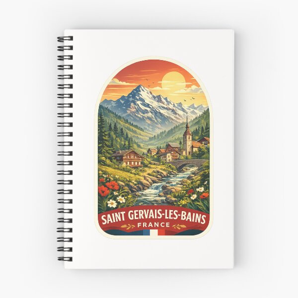 Item preview, Saint Gervais Les Bains Mont Blanc Alpine Village Haute Savoie France designed and sold by Places On Earth.