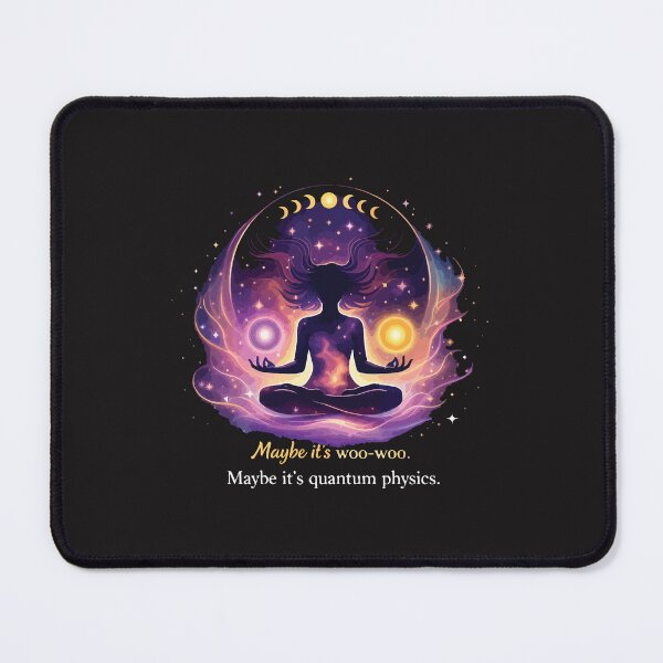 Item preview, Maybe Its Woo Woo Maybe Its Quantum Physics Spiritual Meditation Yoga Aesthetic Woman designed and sold by kiralynstration.