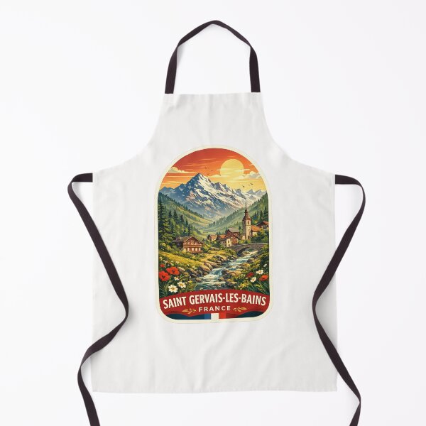 Item preview, Saint Gervais Les Bains Mont Blanc Alpine Village Haute Savoie France designed and sold by Places On Earth.