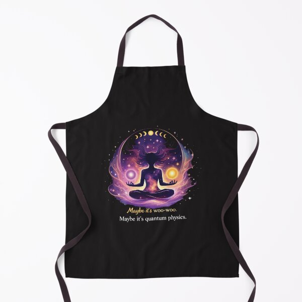 Item preview, Maybe Its Woo Woo Maybe Its Quantum Physics Spiritual Meditation Yoga Aesthetic Woman designed and sold by kiralynstration.