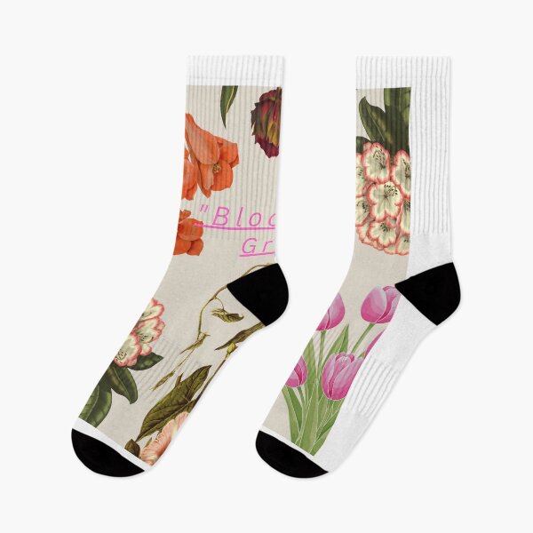 Item preview, Bloom with Grace – Vintage Floral Aesthetic Illustration designed and sold by RushVibeWear.