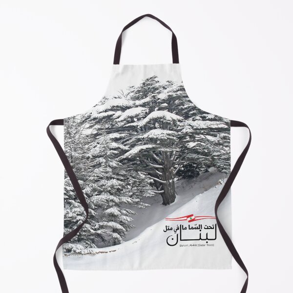 Item preview, Beautiful Lebanon City Bsharri Al Arz Cedar Trees Forest Snow Mountains Lebanese Pride designed and sold by Hurriyyatee.