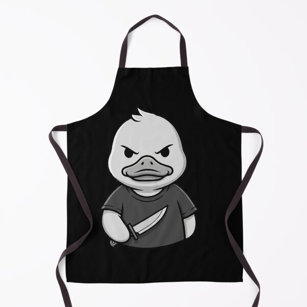 Item preview, Angry Duck Cartoon with Knife designed and sold by Junglenimals.