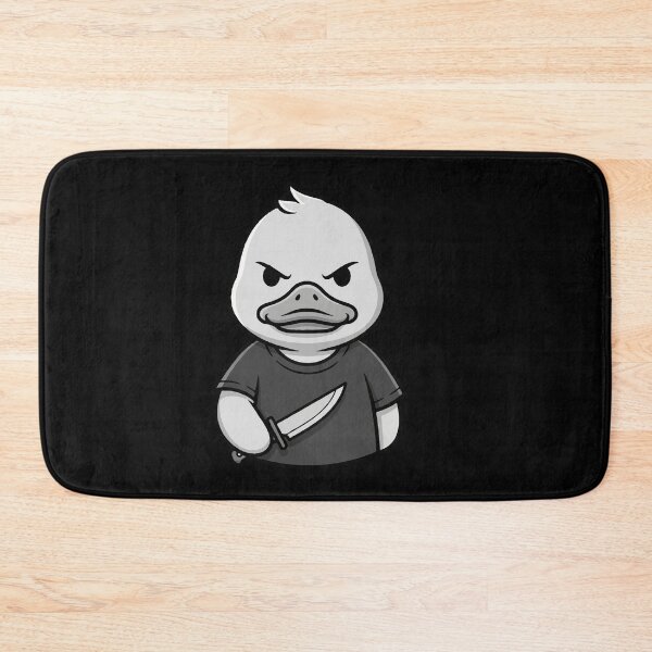 Aperçu de l'œuvre Dessin animé Angry Duck avec un couteau créée et vendue par Junglenimals.