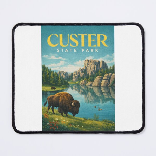 Item preview, Custer State Park Black Hills South Dakota Sylvan Lake Granite Peaks designed and sold by Places On Earth.