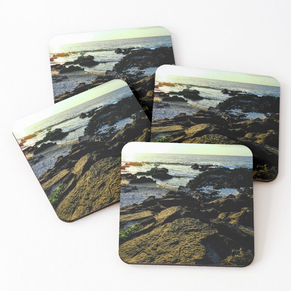 Item preview, Sunny sunset seascape ocean La Réunion - La Reunion Lovers designed and sold by artyfartypants.