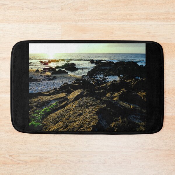 Item preview, Sunny sunset seascape ocean La Réunion - La Reunion Lovers designed and sold by artyfartypants.