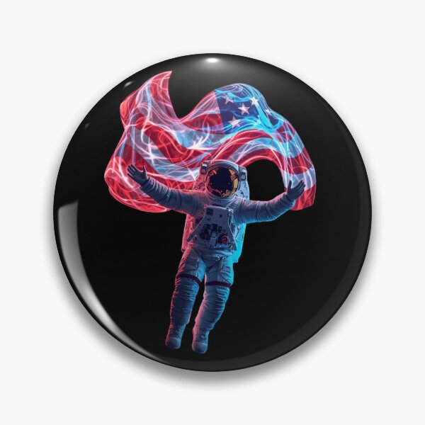 Item preview, Cosmic Explorer with Flowing Patriotic Energy designed and sold by KapiPrint.