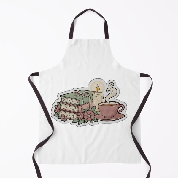 Item preview,  Cozy Book Stack with Coffee and Candle Sticker designed and sold by Yuran11.