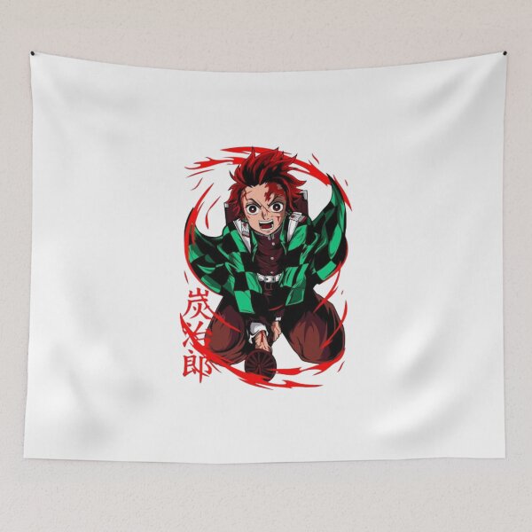 Item preview, Demon Slayer Tanjiro Kamado Fire Anime designed and sold by Snowdog-Art.