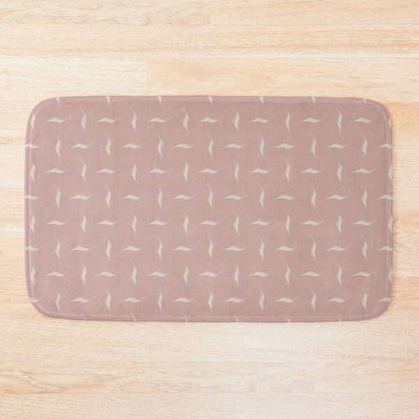Item preview, Off-white abstract organic motif pattern on dusty rose.  designed and sold by Designs by christel_treiber.