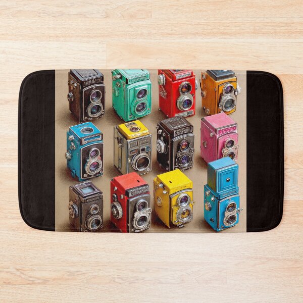 Item preview, Retro Vintage Camera Collection for Photographers Analog Film Photography Lover Gift designed and sold by onubi.