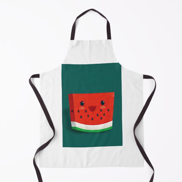 Item preview, Cute Square Kawaii Watermelon Face Poster designed and sold by Piotrek0001.