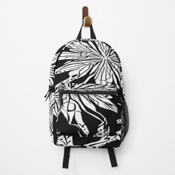 Item preview, Algorithmic Garden – Black White Botanical Generative Pattern designed and sold by AlgorithmiaArt.