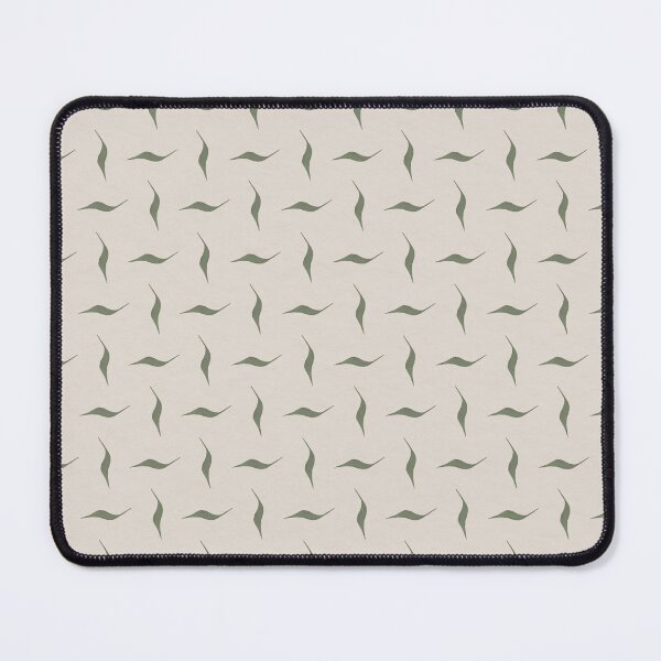 Item preview, sage colored abstract organic motif pattern on off-white background designed and sold by Designs by christel_treiber.