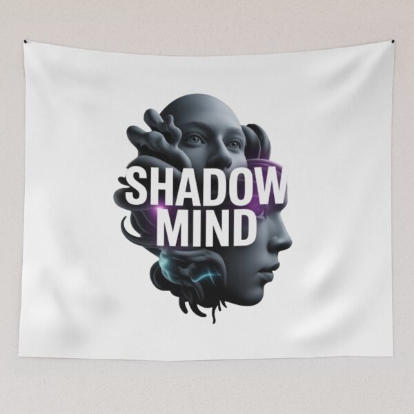 Item preview, Shadow Mind – Dark Surreal Hip Hop Graphic Tee Design designed and sold by NewUSShop.