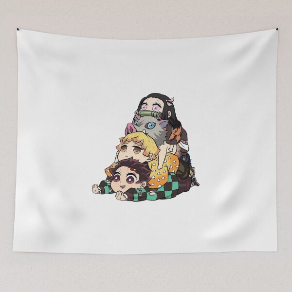 Item preview, Demon Slayer Group Cute Anime Art designed and sold by Snowdog-Art.