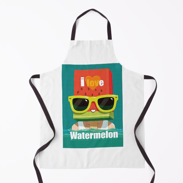 Item preview, Funny Block Watermelon Character with Shades designed and sold by Piotrek0001.