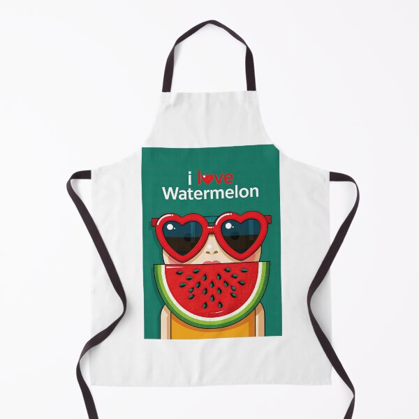 Item preview, Surreal Face Peeking Over Watermelon Slices designed and sold by Piotrek0001.