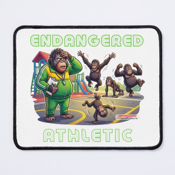 Item preview, Funny Gorilla PE Teacher Gift - Endangered Animal Humor - Birthday Gift Sport Lover Animal Lover designed and sold by Nature & Moustaches.