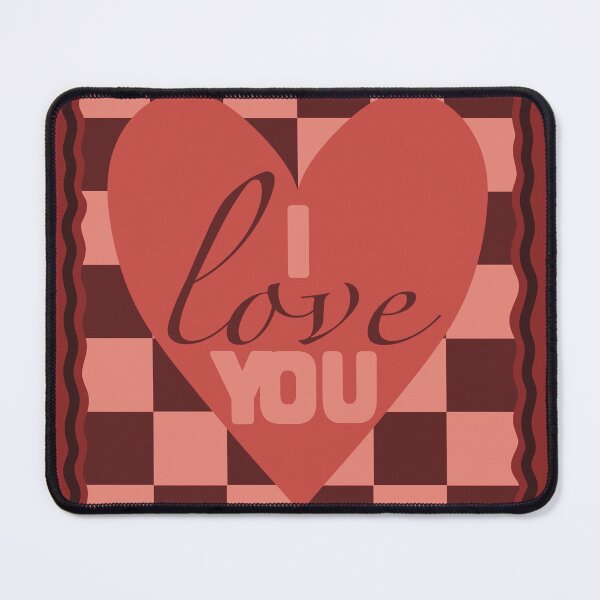Item preview, I Love You Card | Classic Red Heart Romantic Typography designed and sold by ByNiks.