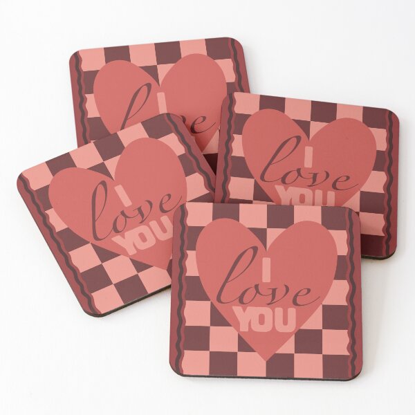 Item preview, I Love You Card | Classic Red Heart Romantic Typography designed and sold by ByNiks.