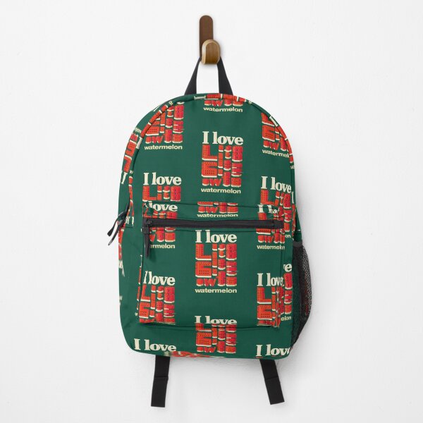 Item preview, Retro Pixelated Typography I Love Watermelon designed and sold by Piotrek0001.