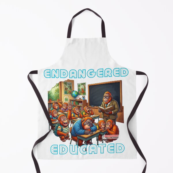 Item preview, Funny Orangutan Classroom Gift - Critically Endangered Animal Humor - Birthday Gift Teacher Animal Lover designed and sold by Nature & Moustaches.