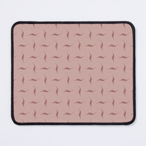 Item preview, rust colored abstract organic motif pattern on dusty rose background designed and sold by Designs by christel_treiber.