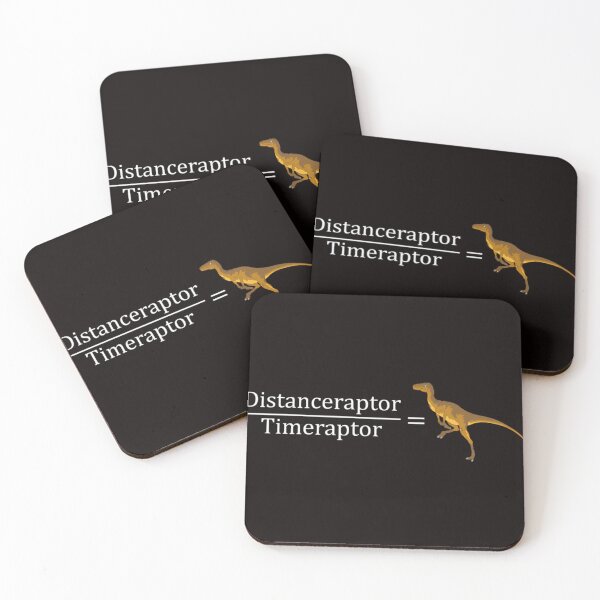 Item preview, Velociraptors Math - Funny Dinosaur Velocitys Formula designed and sold by Rising-smoke.