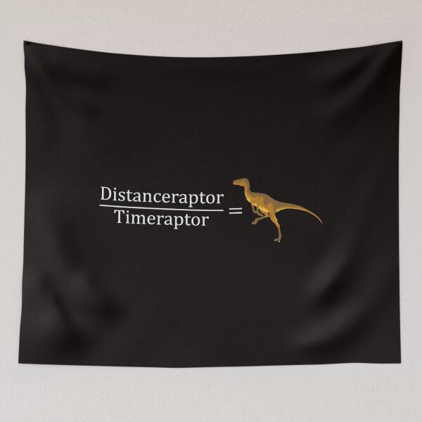 Item preview, Velociraptors Math - Funny Dinosaur Velocitys Formula designed and sold by Rising-smoke.