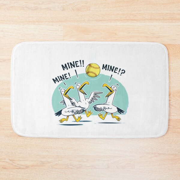 Item preview, Mine Seagull Softball Funny Bird Baseball Player Team Humor Gift Sports Lover designed and sold by kiralynstration.
