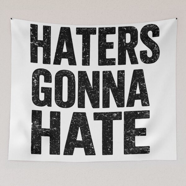 Item preview, Haters Gonna Hate – Distressed Beach Edition designed and sold by gahteeriffico.