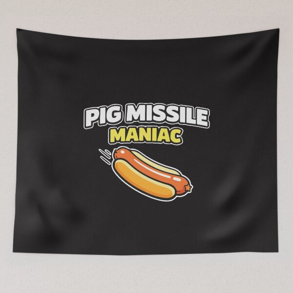 Item preview, Funny Pig Sausage Cartoon Food Humor Silly Meme Snack Lover Gift designed and sold by kiralynstration.