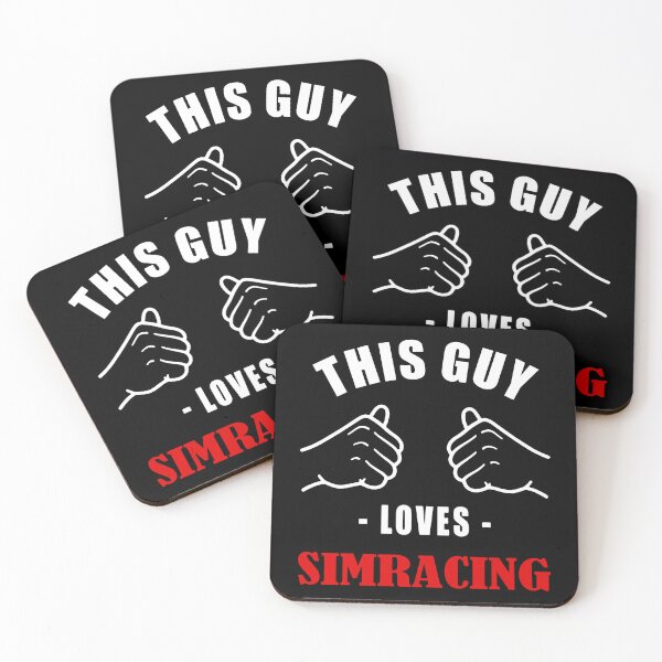 Item preview, This Guy Loves SIMRACING designed and sold by HSDESIGNS  SHOP.