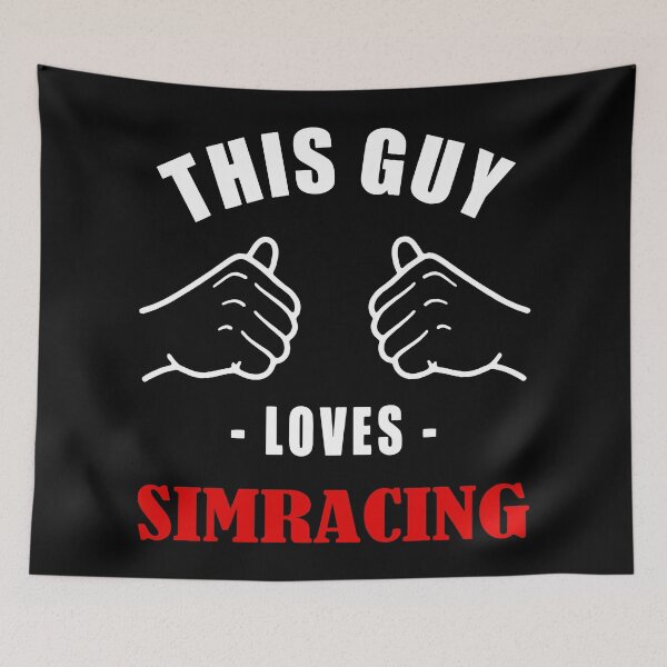 Item preview, This Guy Loves SIMRACING designed and sold by HSDESIGNS  SHOP.